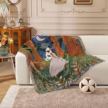 Export Cross-Border Senyao Sofa Towel Sofa Blanket Decorative Blanket Camping Blanket Dustproof Cloth Nap Blanket Air Conditioning Cover Towel