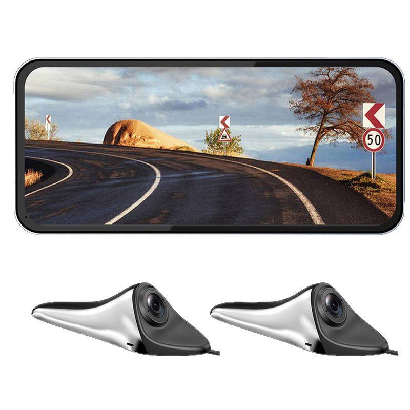 New A65Cms Digital Rearview Mirror Single Screen Left and Right Two-Way High-Definition Blind Spot Camera Car Driving Recorder
