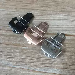 Buckle Substitute Richard Miller Folding Buckle Rubber Watch Buckle Leather Strap Butterfly Buckle Watch Accessories 20mm