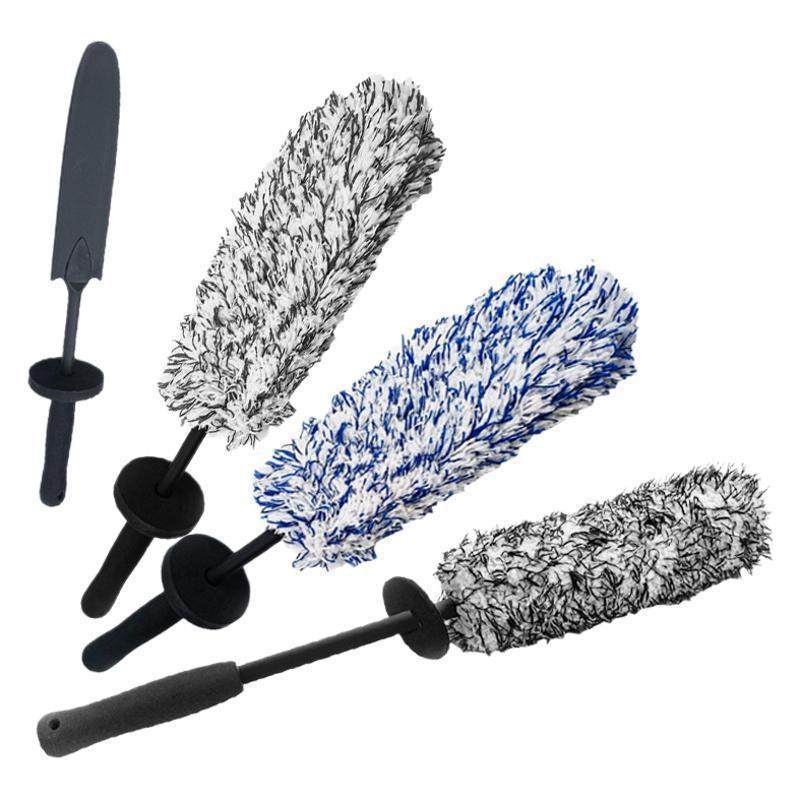 Car Brush Beauty Car Wash Maintenance Tool Wheel Brush Car Dust Removal Cleaning Supplies Duster Car Tire Brush