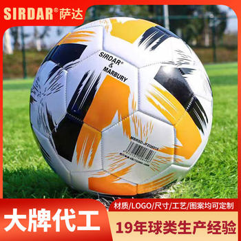 Football for Primary and Secondary School Students, Size 4 and 5, for High School Entrance Examination Training and Competition, Children's Pvc Machine-Sewn Pu Wear-Resistant Wholesale for Campus Training