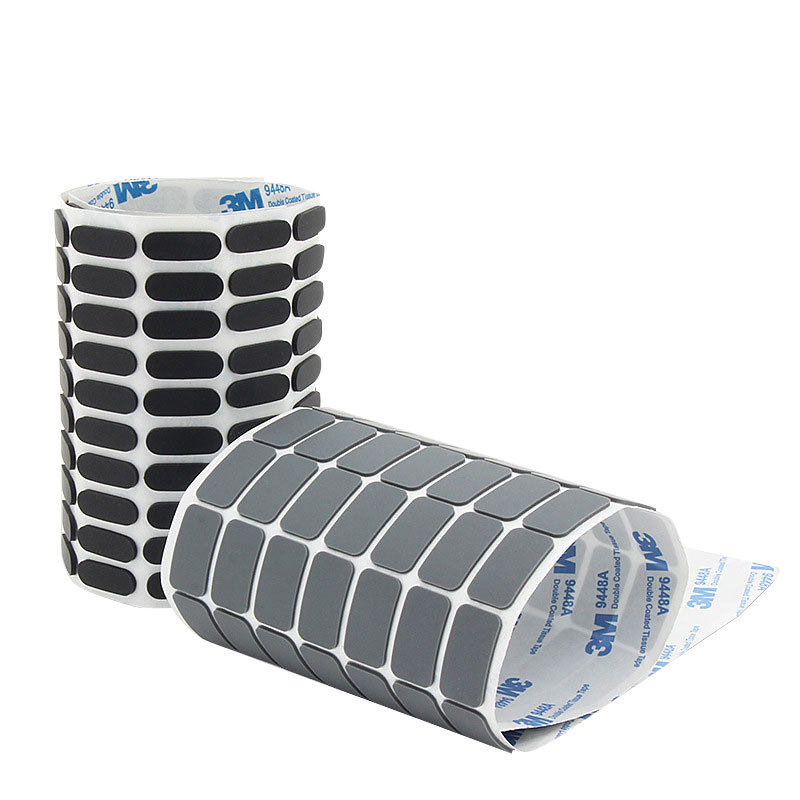 Anti-collision pad silicone laptop non-slip sponge pad base silencer pad rubber mute rubber pad transparent self-adhesive