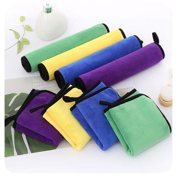 Factory wholesale 400g carved logo pet fishing cloth car wash towel strong absorbent car towel is not easy to shed hair