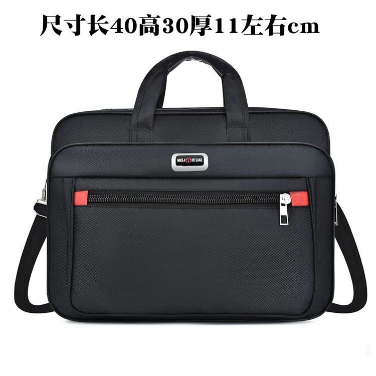 Men's Oversized 20inch Shoulder Messenger Bag New Oxford Cloth Waterproof Wear Business Portable Briefcase High Quality