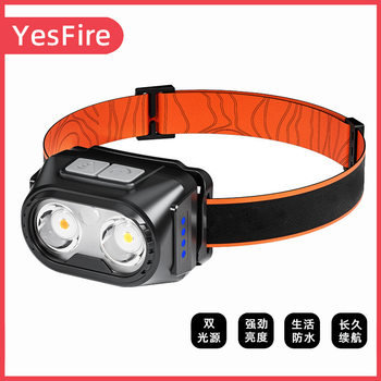 Strong Light Headlamp, Head-Mounted Flashlight, Professional Lighting, Long-Lasting Work Light, Portable Outdoor Sensor Headlamp