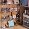 Acrylic Rack Wardrobe Outside Side Rack Dormitory Cosmetics Drug Storage Box Desk Cabinet Storage Artifact Hanging