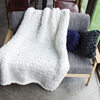 Cross-Border Supply New Thick Thread Knitted Blanket Icelandic Wool Knitted Blanket Throw Blanket Wool Blanket Manufacturer