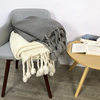 Scandinavian Ins Thick Wool Woven Blanket Sofa Blanket B&B Bedside Blanket Office Nap Blanket Knitted Throw Blanket