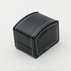 Pu Leather Pull-String Watch Box Gift Box Curved Flip Watch Box Watch Collection Storage Jewelry Packaging Watch Box