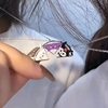 Sanrio Magnetic Necklace Douyin Same Style Kurome Baku Melody Cinnamon Dog Kt Cat Pizza Sticker Necklace