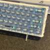 Glacier Blue Pc Transparent Keycap Pad Printing Original Light-Transmitting Adapter Wooting Us and Canadian Lionmai Magnetic Axis Keyboard