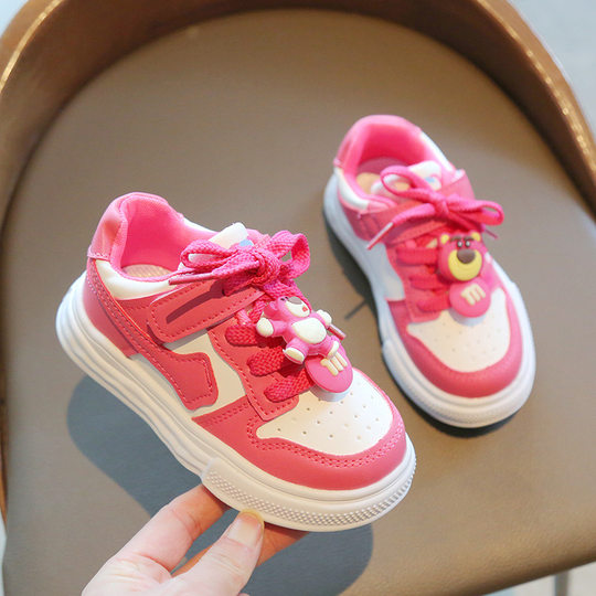 Children's board shoes spring and autumn 2024 new girls cute cartoon sneaker boys shoes tide primary school students shoes