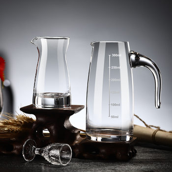 Liquor separator household white wine glass suit decanter 100ml glass wine pot restaurant restaurant commercial pot