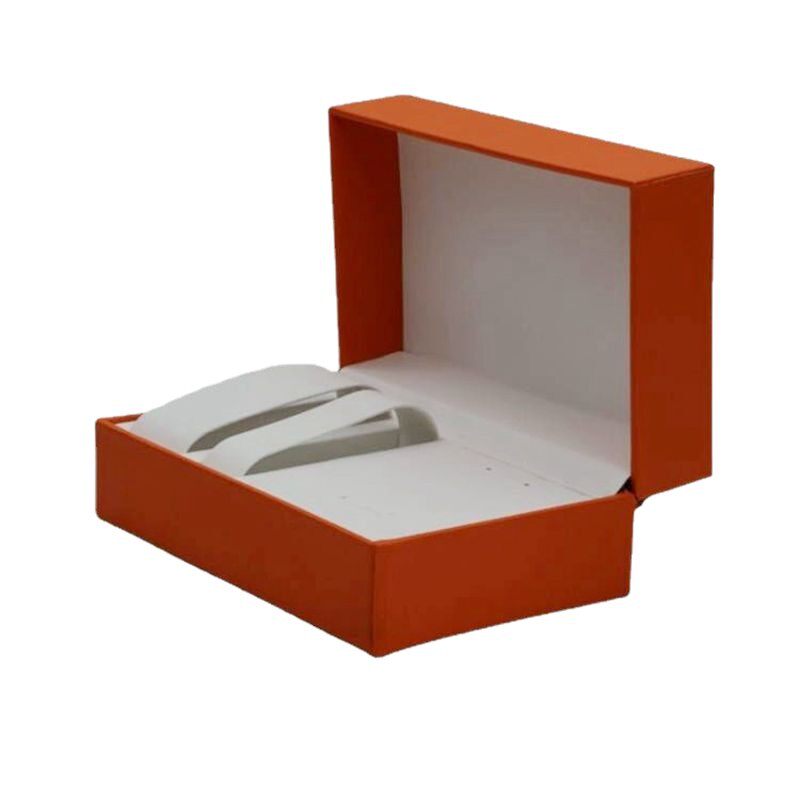 Watch Box Storage Flip Cover Pebbled Pu Leather Watch Box Gift Box Single High-End Watch Box Five-Piece Set Packaging