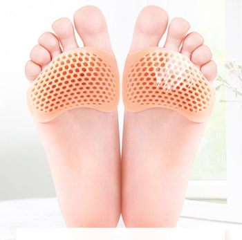 Silicone Foot Pads for Women's High Heels, so You Don'T Get Tired When You Stand for a Long Time, Forefoot Pads, Half-Size Soft Insoles, Manufacturer Wholesale