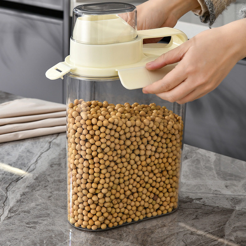 Household Coarse Grain Storage Box Kitchen Insect-Proof and Dust-Proof Sealed Tank Rice Flour Grain Storage Box Grain Storage Box Grain Tank