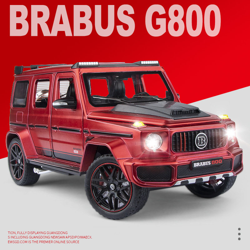 1:24 Babos G800 имитационное украшение автомобиля из сплава с откидывающимся звуком и светом, игрушка для мальчика, подарок оптом