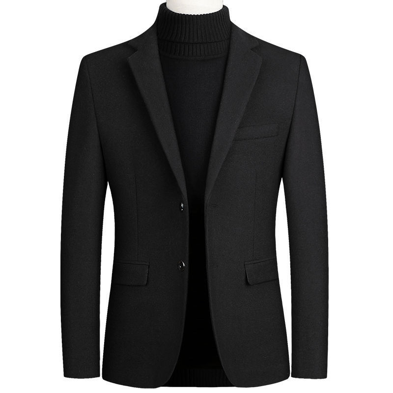 Mens Wool Blazer Jacket Business Casual Style Available in Burgundy Navy Blue Gray and Black Wholesale Low MOQ
