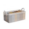 Clothes Storage Box Household Wardrobe Layered Fixing Box for Clothes and Pants Transparent Folding Storage Basket Frame Artifact