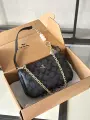 Black gray/gift box packaging + pearl chain extension chain