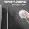 Rustic Toilet Cleaning Brush with Long Silicone Handle, Bathroom Toilet Brush, No Dead Angle Toilet Brush Set