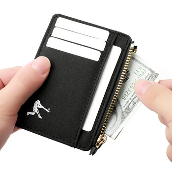 Wallet men's canvas lightweight simple casual wallet multi-functional ID card holder men's card holder high-looking
