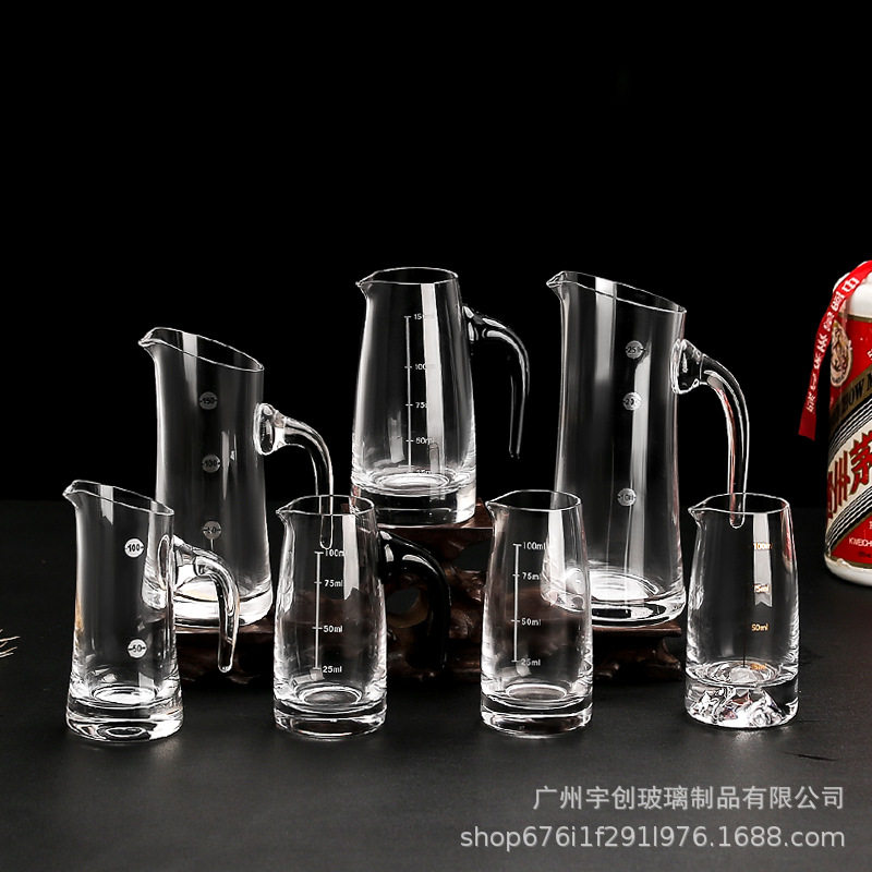 Liquor Decanter, Wine Cup, Wine Pot, High-End Wine Glass, Thickened Glass Pot, Suitable for Restaurants and Home Use