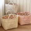 Floral High-value Lightweight Dirty Clothes Storage Basket Sweet Fresh Style Foldable Portable Storage Box