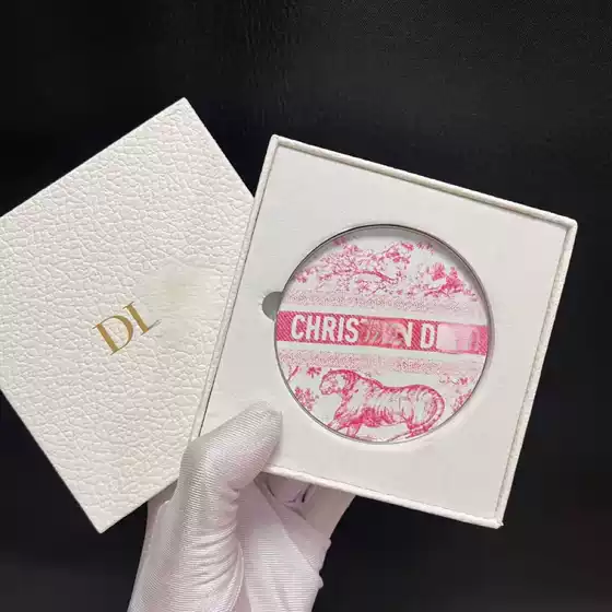 Dijia Overseas Gift Exquisite Zoo Pattern Makeup Mirror Portable Mirror Makeup Mirror One Side Magnifies and One Side Normal