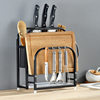 Stainless Steel Knife Holder Knife Storage Rack Knife Holder Kitchen Storage Rack Chopping Board Kitchen Knife Chopsticks Holder Integrated Storage Rack