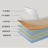 Large-Area Full-Cover Pvc Plastic Flooring, Wear-Resistant and Non-Slip, Suitable for Schools and Hospitals, Dense Floor Covering, Thickened Roll Material