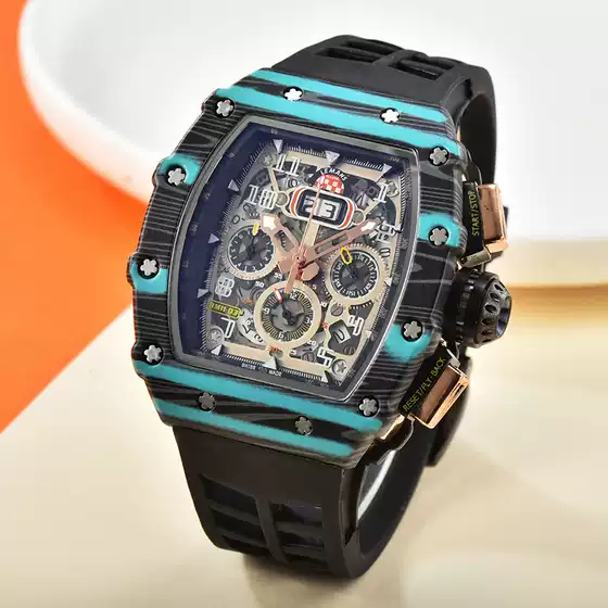 New Generation Sports Hollow Design Business Watch Modern Sports Mechanical Style Quartz Small Three-Panel Craft Watch