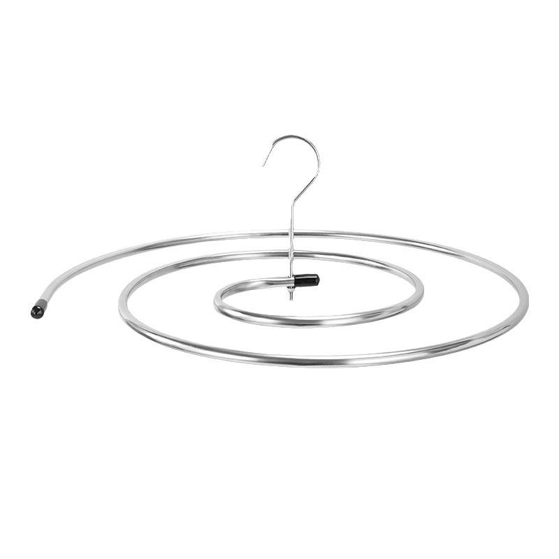 Spiral Clothes Drying Rack for Home Balcony, Round Rotating Hanger for Drying Sheets, Duvet Covers, and Blankets