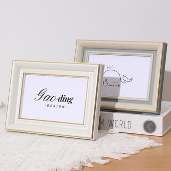 Nordic light luxury photo frame wholesale picture frame 6 inch 7 inch 8 inch 10 high sense A4 photo studio wedding photo frame table