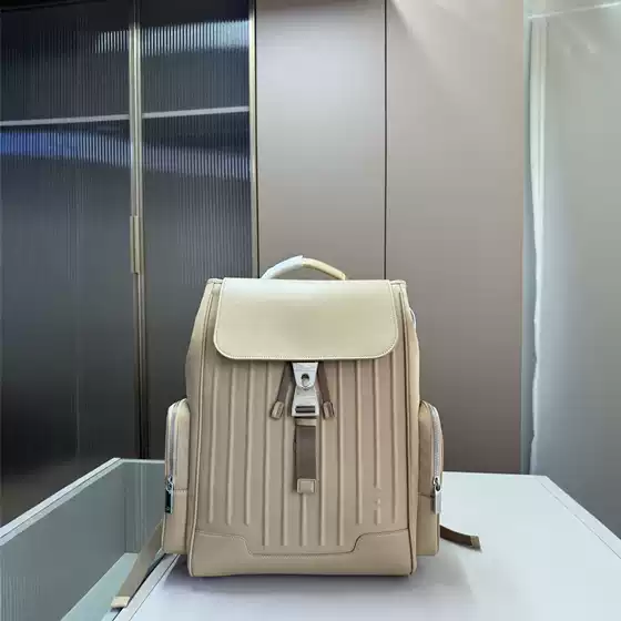Rijia's New Large-Capacity Men's Backpack, Casual Travel Waterproof Nylon Backpack, Fashionable and Simple Commuter Bag
