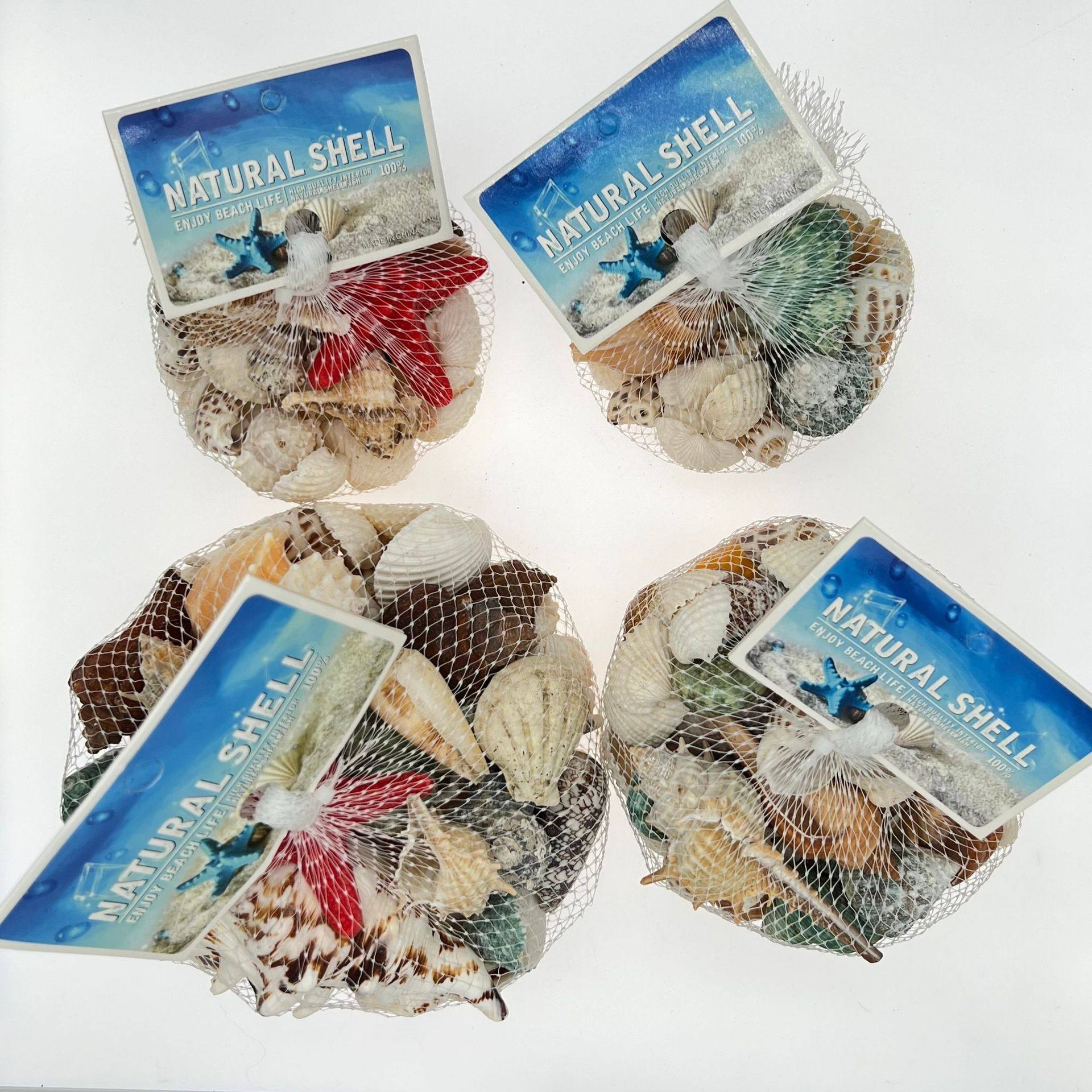 Study Natural Shell Conch Starfish Fish Tank Landscaping Decoration Shell Conch Wholesale Wind Chime DIY Crafts