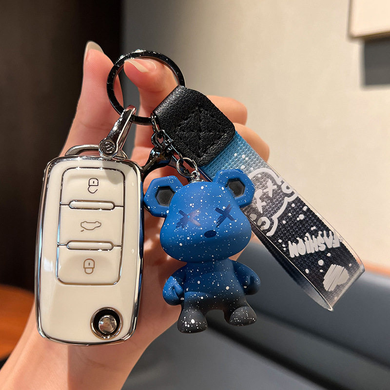 Applicable to Volkswagen New Bora Sagittarius polo Key Case Tuguan Exploration Yue Lingdu Langyi Exploration Ge Jia Brigade Key Case