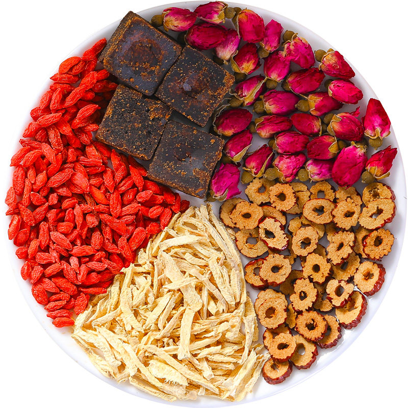 Brown sugar ginger tea Big Aunt Palace cold red dates longan medlar conditioning brown sugar female instant brown sugar water hot sale