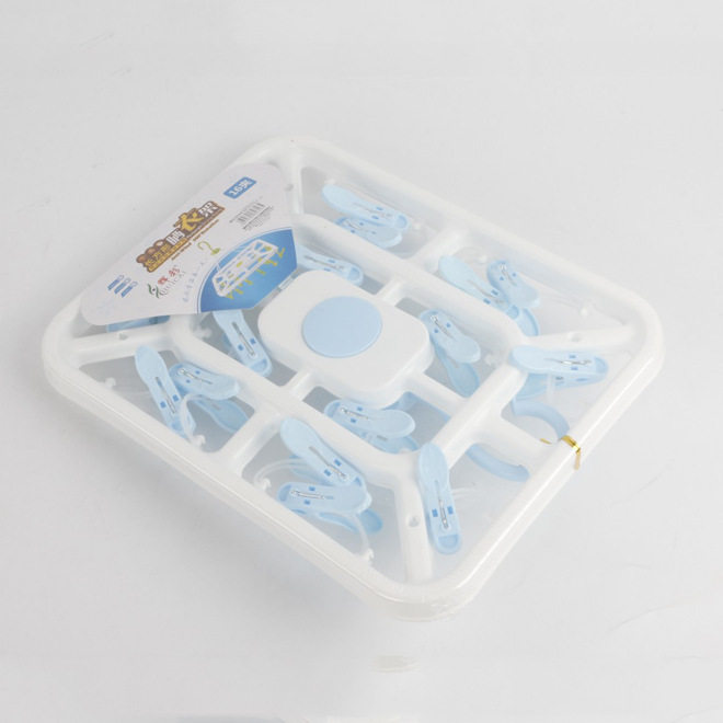 Balcony Socks Clothes Drying Artifact Multi-clip Drying Rack Household Multifunctional Drying Rack Windproof Foldable Drying Socks Rack