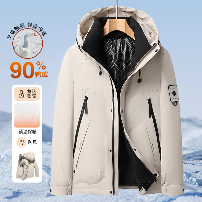 Áo Khoác Nam Mũ Liền Dày Ấm Hàng Mùa Xuân Thu Đông Phong Cách Trẻ Trung