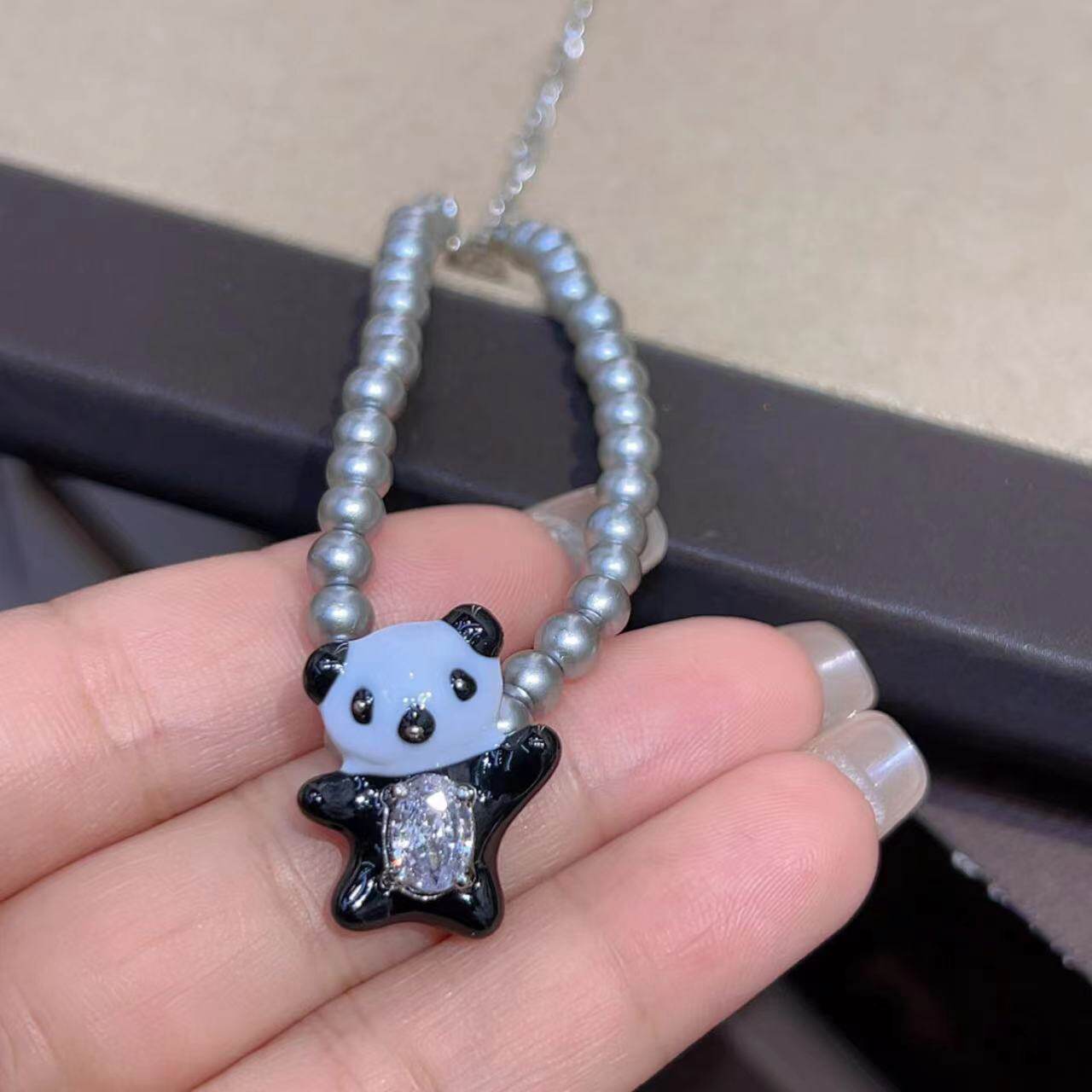 Gグレーパールブレスレット