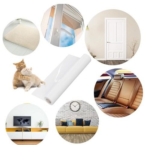 Anti-cat Scratch Sofa Stickers Single-sided Anti-cat Scratch Training Tape Deterrent Tape Double-sided Door Panel Stickers