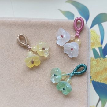 Wholesale osmanthus pendant bracelet small pendant handmade diy accessories small slip lady gentle style bracelet beads