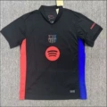 24-25 Barcelona away round advertisement