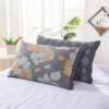 One-piece drop-down cotton gauze pillowcase 48*74 cotton household adult sweat-absorbing pillowcase