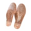 Flat Crystal Baotou Half Slippers Women's Transparent Jelly Plastic Hollow Non-slip Bath Indoor and Outdoor Summer Day