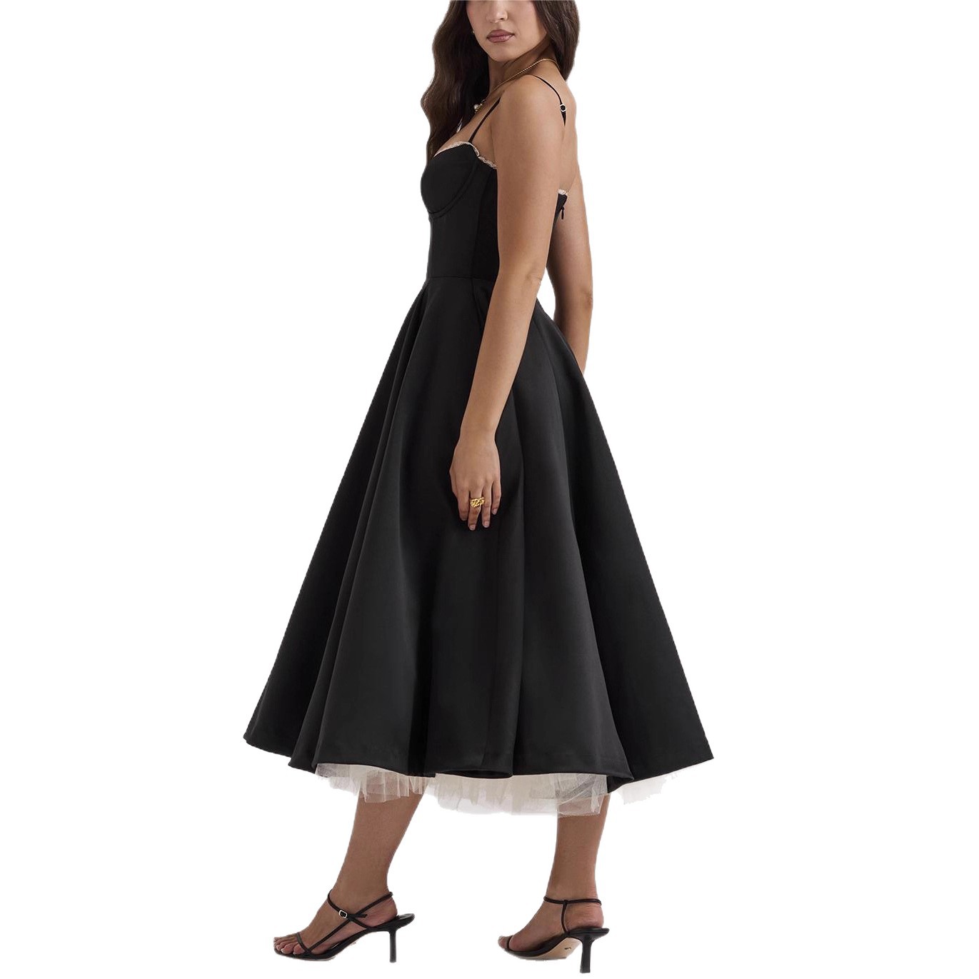 Womens Sleeveless V Neck Backless Dress Sexy Fit Flare Design Perfect for Autumn Events Wholesale Available