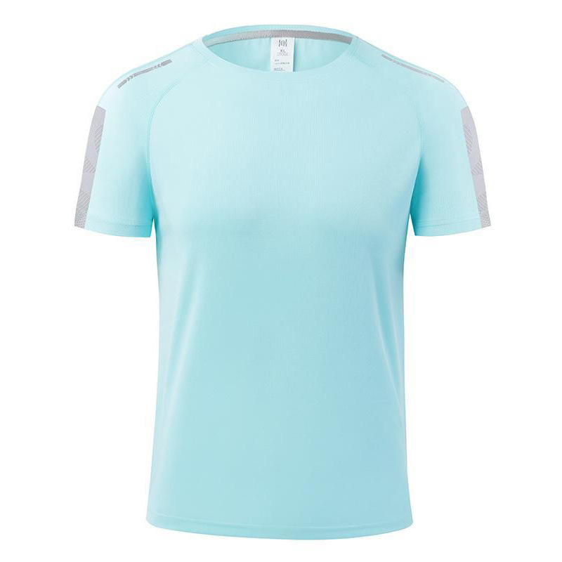 夏高品质圆领薄款透气速干T恤定制 户外运动跑步团建活动服印绣字