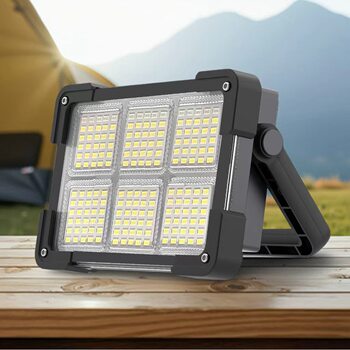 Cross-Border Solar Portable Lamp Multi-Functional Floodlight Outdoor Household Portable Emergency Outdoor Night Market Stall Lighting