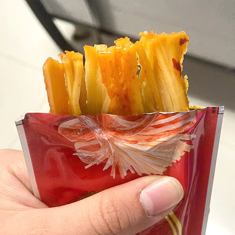 Haixin crab fillet cod hairtail spicy original office casual snacks open bag instant snacks wholesale